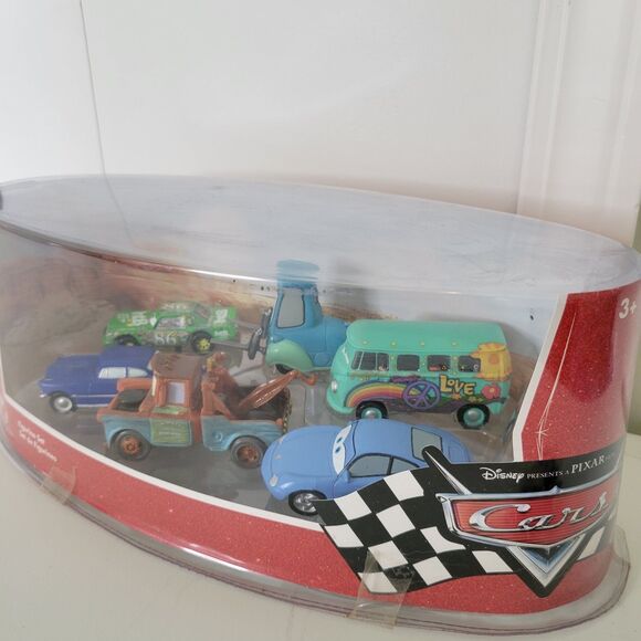 DISNEY PIXAR NEW IN BOX 6 PC FIGURINES SET OF CARS FROM THE DISNEY STORE - Picture 4 of 5